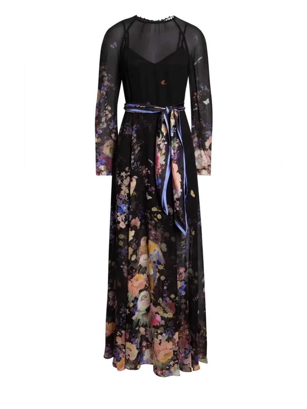 Zimmermann Luna Long Sleeve Maxi Dress